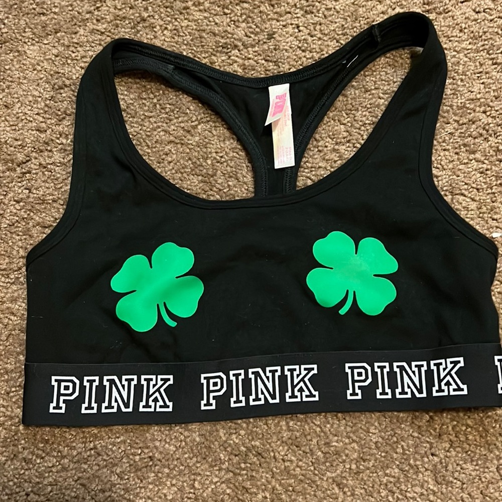 VS Pink Shamrock Bralette